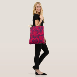 Bolsa Tote Flores de Hexágonos