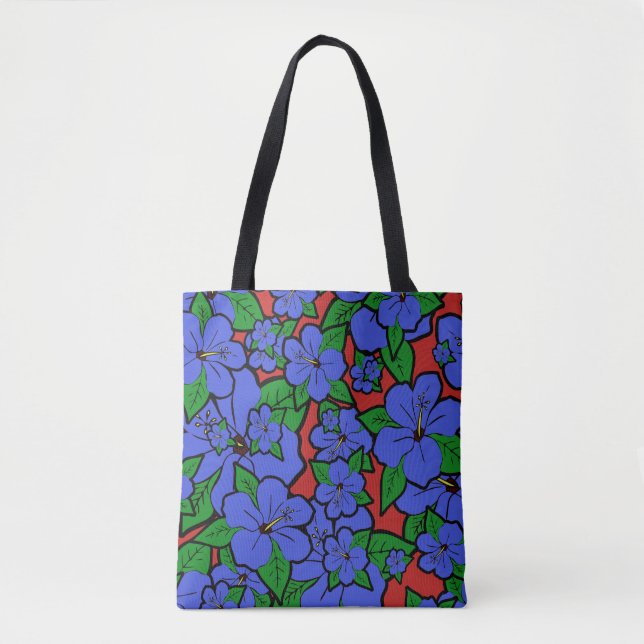 Bolsa Tote Flores de Hibisco #2 (Frente)