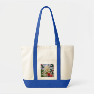 Bolsa Tote Flores de inverno e Holly