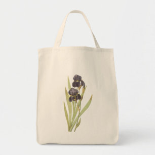 Bolsa Tote Flores de Íris Roxas