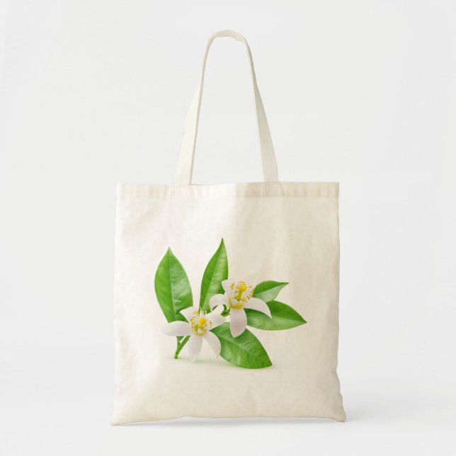 Bolsa Tote Flores de laranja (Frente)