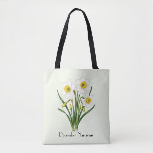 Bolsa Tote Flores de Narciso de Dezembro