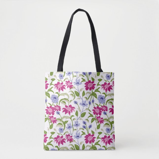 Bolsa Tote Flores de primavera (Frente)