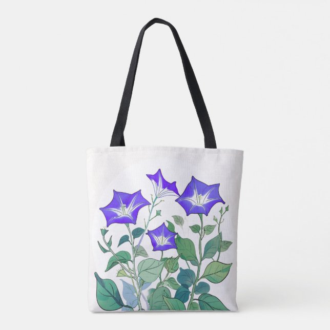 Bolsa Tote Flores de primavera (Verso)