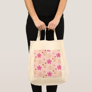 Bolsa Tote Flores de primavera Flores de Cereja Flor Rosa Esc
