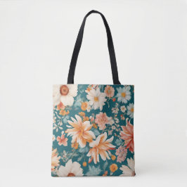 Bolsa Tote Flores Delicadas Incríveis