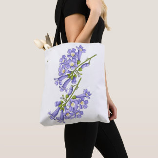 Bolsa Tote Flores do Brasil jacarandá e 3 marias