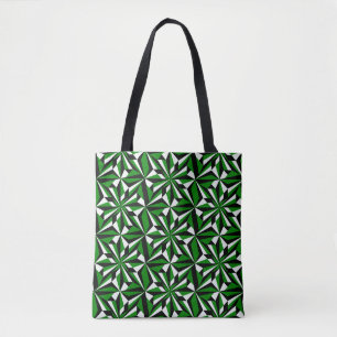 Bolsa Tote Flores do Deserto em Verde