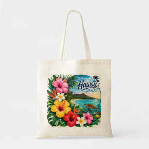 Bolsa Tote Flores do Havaí
