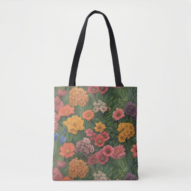 BOLSA TOTE FLÔRES DO JARDIM (Frente)