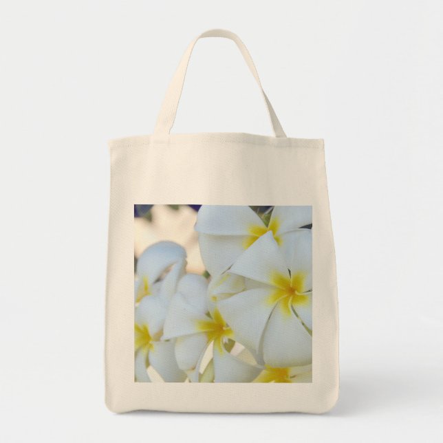 Bolsa Tote Flores do Plumeria da ilha (Frente)