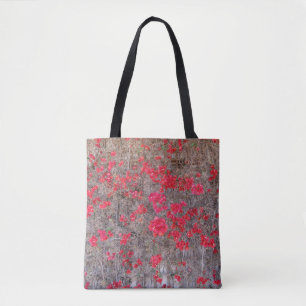 Bolsa Tote Flores do vermelho de San Diego do Bougainvillea