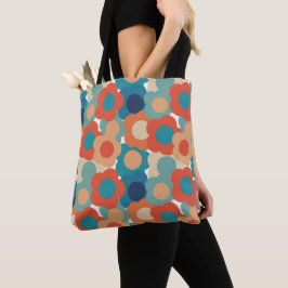Bolsa Tote Flores dos anos 70