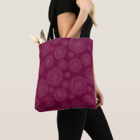 FLORES E BOLINHAS PINK BURGUNDY