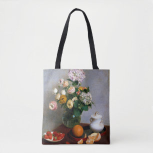 Bolsa Tote Flores e Frutas, Henri Fantin-Latour