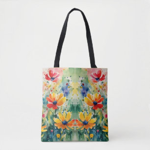 Bolsa Tote Flores e Rosas adoráveis