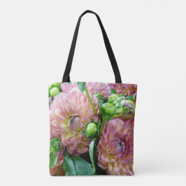 Bolsa Tote Flores e sacola clássica LK das cercas