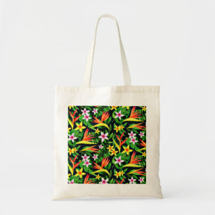 Bolsa Tote Flores em Aquarela e Frutas Padrão Floral-23768