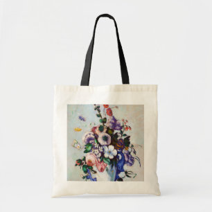 Bolsa Tote Flores em um Vaso Rococo, Paul Cezanne