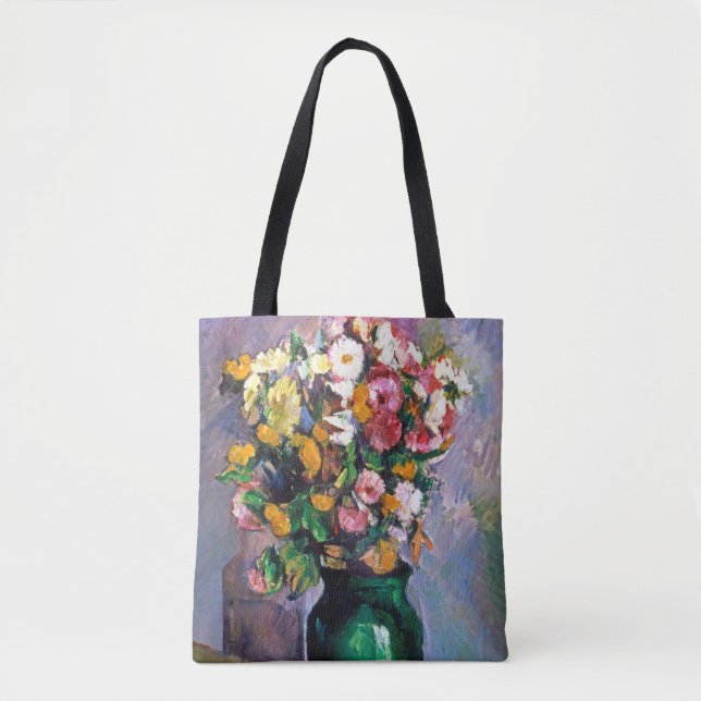 Bolsa Tote Flores em Vase, Cezanne (Frente)