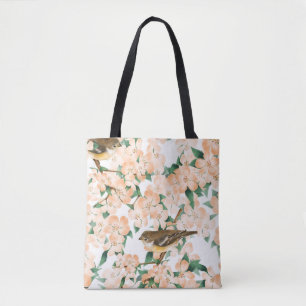 Bolsa Tote Flores Encantadas Escuras: Magia Vintage