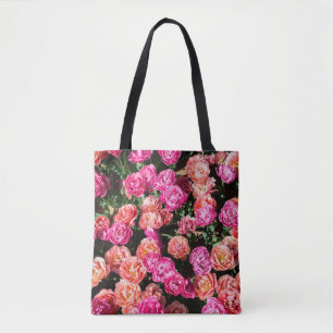 Bolsa Tote Flores florescentes fazem textura floral