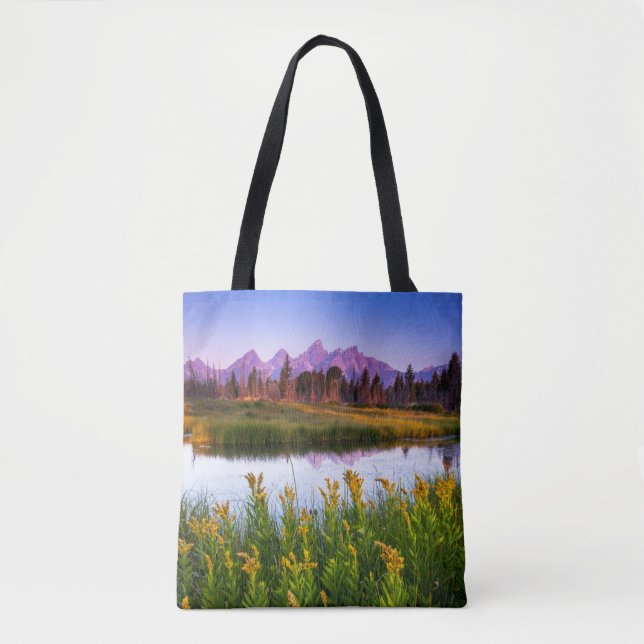 Bolsa Tote Flores | Grand Teton National Park, Wyoming (Frente)
