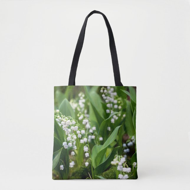 Bolsa Tote Flores | Lily da Suecia do Vale (Frente)