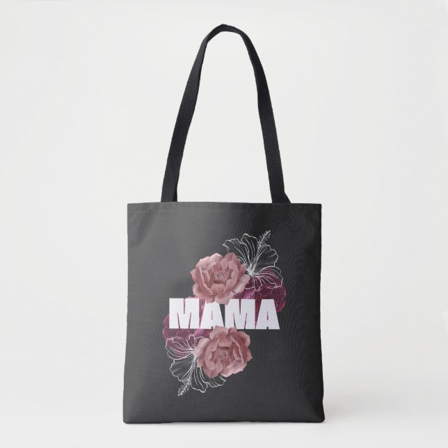 BOLSA TOTE FLORES MÃE, DIA DE AS MÃES (Frente)