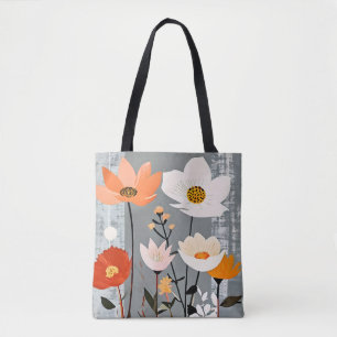 Bolsa Tote Flores MCM de Mídia Mista