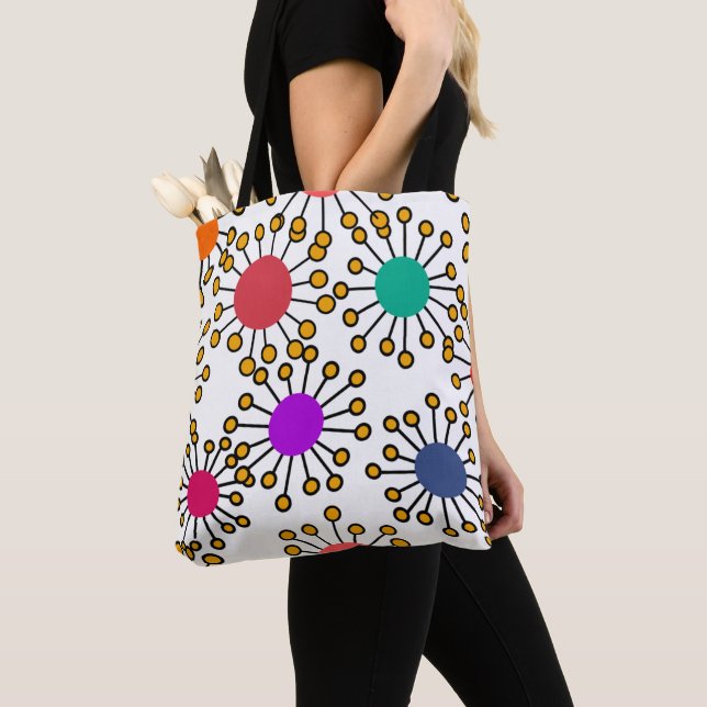 Bolsa Tote Flores MCM grandes (Close Up)