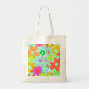 Bolsa Tote Flores misturadas