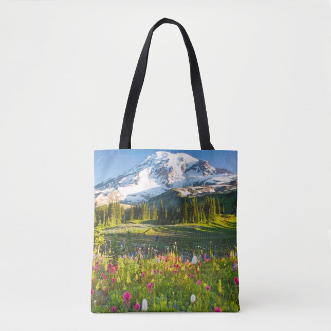Bolsa Tote Flores | Mt. Rainier Wildflower (Frente)