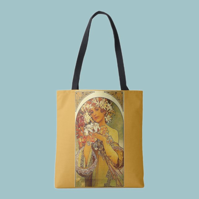 Bolsa Tote Flores Mucha (Criador carregado)