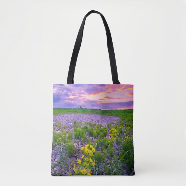 Bolsa Tote Flores | North Dakota Red River Valley (Frente)