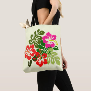 Bolsa Tote Flores para o Dia de Admissão do Havaí - Dia do Ha