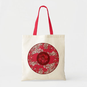 Bolsa Tote Flores para o Natal