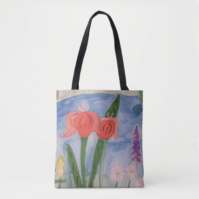 Bolsa Tote Flores Pelo Lago (Frente)
