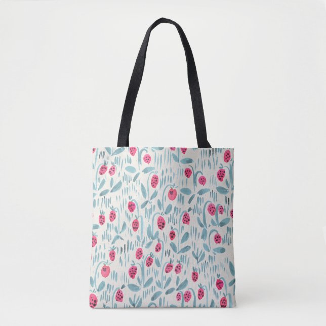 Bolsa Tote Flores Pequenas: Sem Costura (Frente)