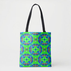 Bolsa Tote Flores psicodélicas.......