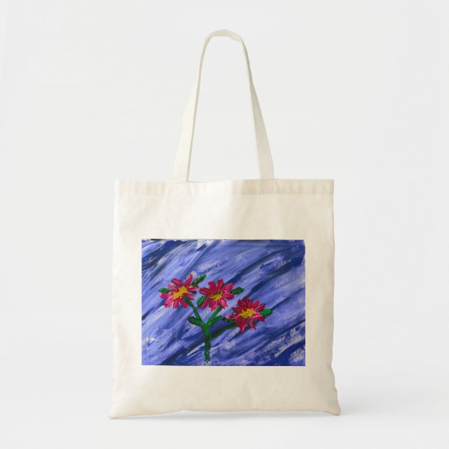 Bolsa Tote Flores Rosa (Frente)