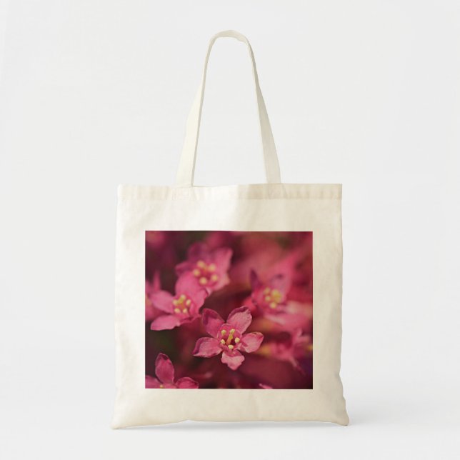 Bolsa Tote Flores Rosa Bonitas (Frente)