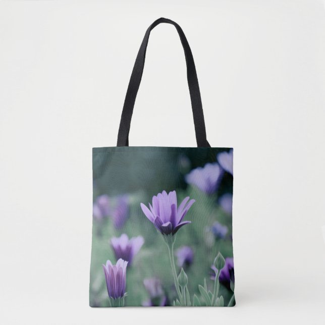 Bolsa Tote Flores Roxas (Frente)