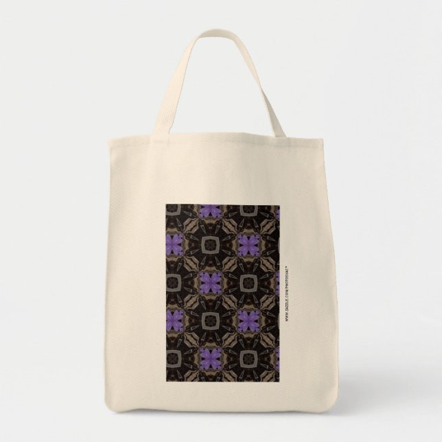 Bolsa Tote Flores Roxas (Frente)