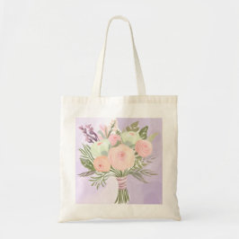 Bolsa Tote Flores Roxas