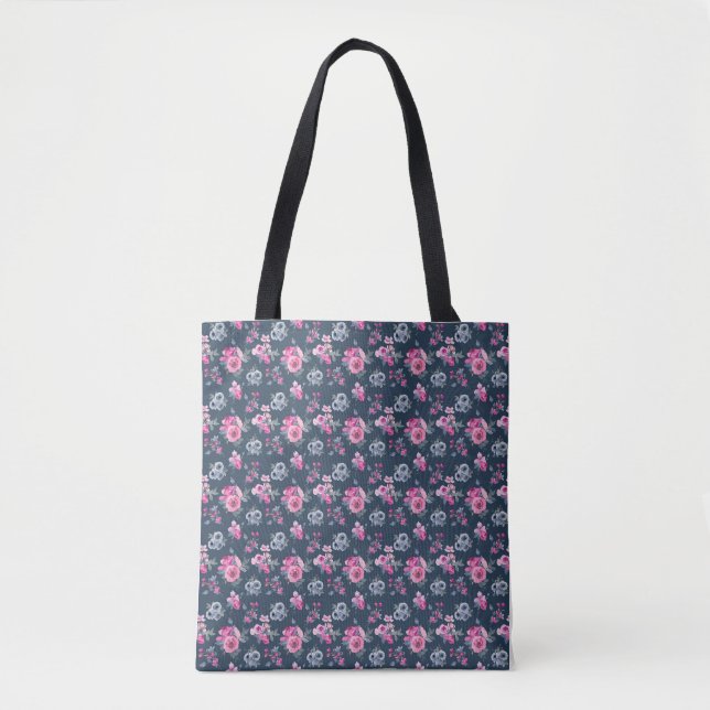 Bolsa Tote Flores São A Hieroglifia Dos Anjos (Frente)