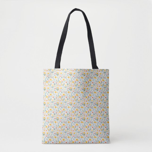 Bolsa Tote Flores São O Alfabeto Dos Anjos (Frente)