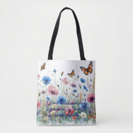 Bolsa Tote Flores Selvagens e Cotação