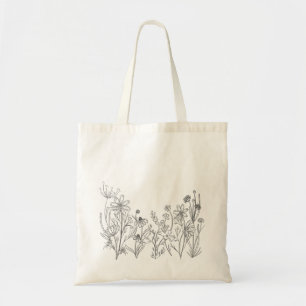Bolsa Tote Flores selvagens Tote Bag