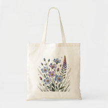 Flores Silvestres Azuis Pastel – Botânica Minimali